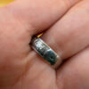 Religious Sterling Silver Ring, UK Size R – Engraved “Save, O Lord, Save and Protect Me”