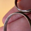 Double Finger Ring (Knuckle Ring), UK Sizes M,P, Featuring Natural Opal