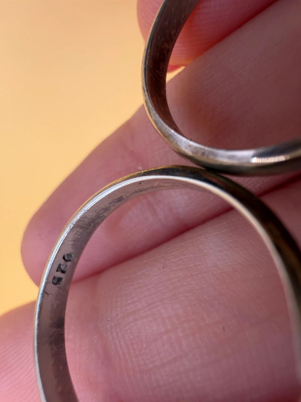 Double Finger Ring (Knuckle Ring), UK Sizes M,P, Featuring Natural Opal