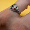 Sterling silver ring Soviet Uk size O