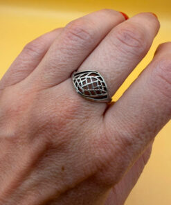 Sterling silver ring Soviet Uk size O