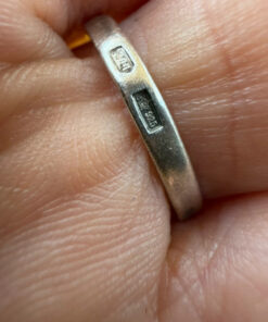 Sterling silver ring Soviet Uk size O