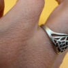 Sterling silver ring Soviet Uk size O
