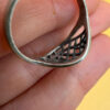 Sterling silver ring Soviet Uk size O