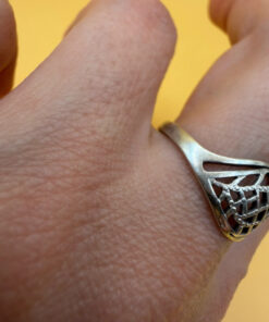 Sterling silver ring Soviet Uk size O