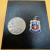 Vintage 925 Sterling Silver Rugby Enamel Shield#39
