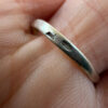 Vintage Sterling silver ring with stones Uk size P#46