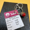 Natural coral sterling silver ring Uk size L#111