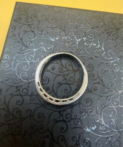 Uk size T, sterling silver ring #133