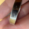 Uk size T, sterling silver ring #133