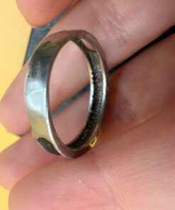 Uk size T, sterling silver ring