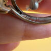 Natural Tourmaline Ring, 925 sterling silver, multi color natural tourmaline ring Uk size K#133