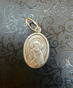 925 Sterling Silver Pendant – Saint Sergius