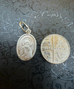 925 Sterling Silver Pendant – Saint Sergius