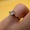 Sterling silver ring Uk size L#133