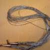 vintage navajo sunburst liquid silver multi strand necklace