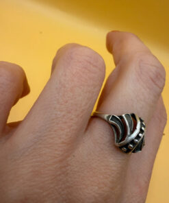 Soviet silver 875 ring Uk size O