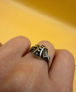 Soviet silver 875 ring Uk size O