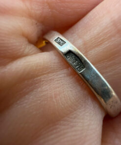 Soviet silver 875 ring Uk size O