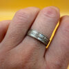 Silver ring “Save and Protect” (protective), size O #143