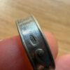Silver ring “Save and Protect” (protective), size O #143
