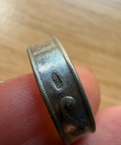 Silver ring “Save and Protect” (protective), size O