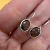 Smoky quartz silver vintage #118