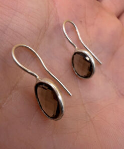 Smoky quartz silver vintage