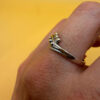 Vintage Soviet Ukraine Sterling silver ring Uk size S#6