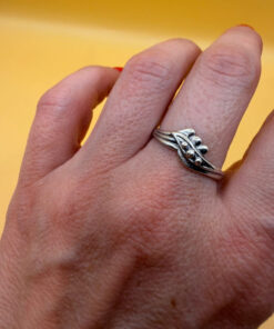 Vintage Soviet Ukraine Sterling silver ring Uk size S#6