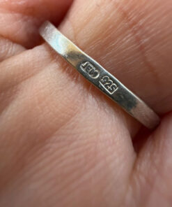 Vintage Soviet Latvia Sterling silver ring Uk size M