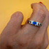 Opal Sterling Silver Ring Uk N New with tags