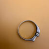 Sterling Silver ring designed like a belt Uk size O#11