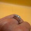 Incredible ring with high-quality cubic zirconia, size S, 925 sterling silver.#10