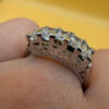 Incredible ring with high-quality cubic zirconia, size S, 925 sterling silver.#10