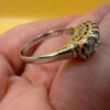 Incredible ring with high-quality cubic zirconia, size S, 925 sterling silver.#10