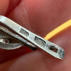 Soviet 60s sterling silver earrings #40