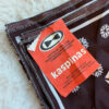 Vintage Soviet Lithuanian Brown Triacetate Scarf – New Old Stock 1976