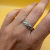 Sterling silver ring Uk size P#138