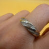 Sterling silver ring Uk size P#138