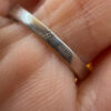 Sterling silver ring Uk size P#138