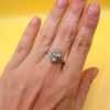 Soviet 875 silver ring Uk size S#138