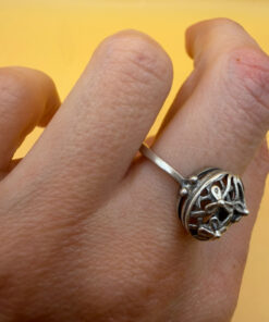 Soviet 875 silver ring Uk size S