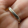 Uk size N ,sterling silver ring “safe and protect” #10