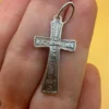 Vintage Sterling silver cross#101