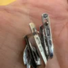 Soviet sterling silver earrings #8