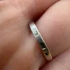 Vintage late Soviet sterling silver ring Uk size M1/2#144