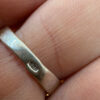Silver ring with marcasites, size O#144