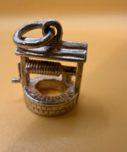 Pendant “Silver Well”, miniature, vintage#140