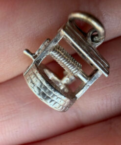 Pendant “Silver Well”, miniature, vintage